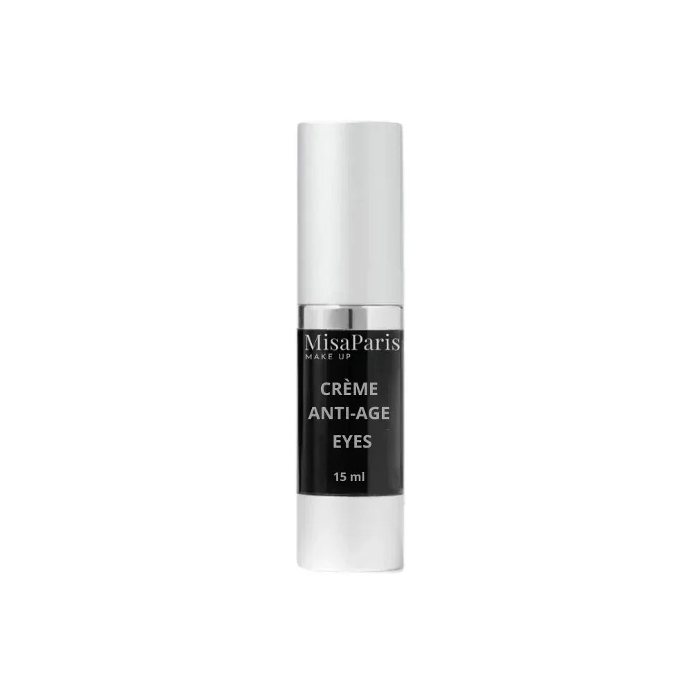 MisaParis Crème Anti-Age Eyes 15ml, Parisian anti-aging eye cream in sleek bottle