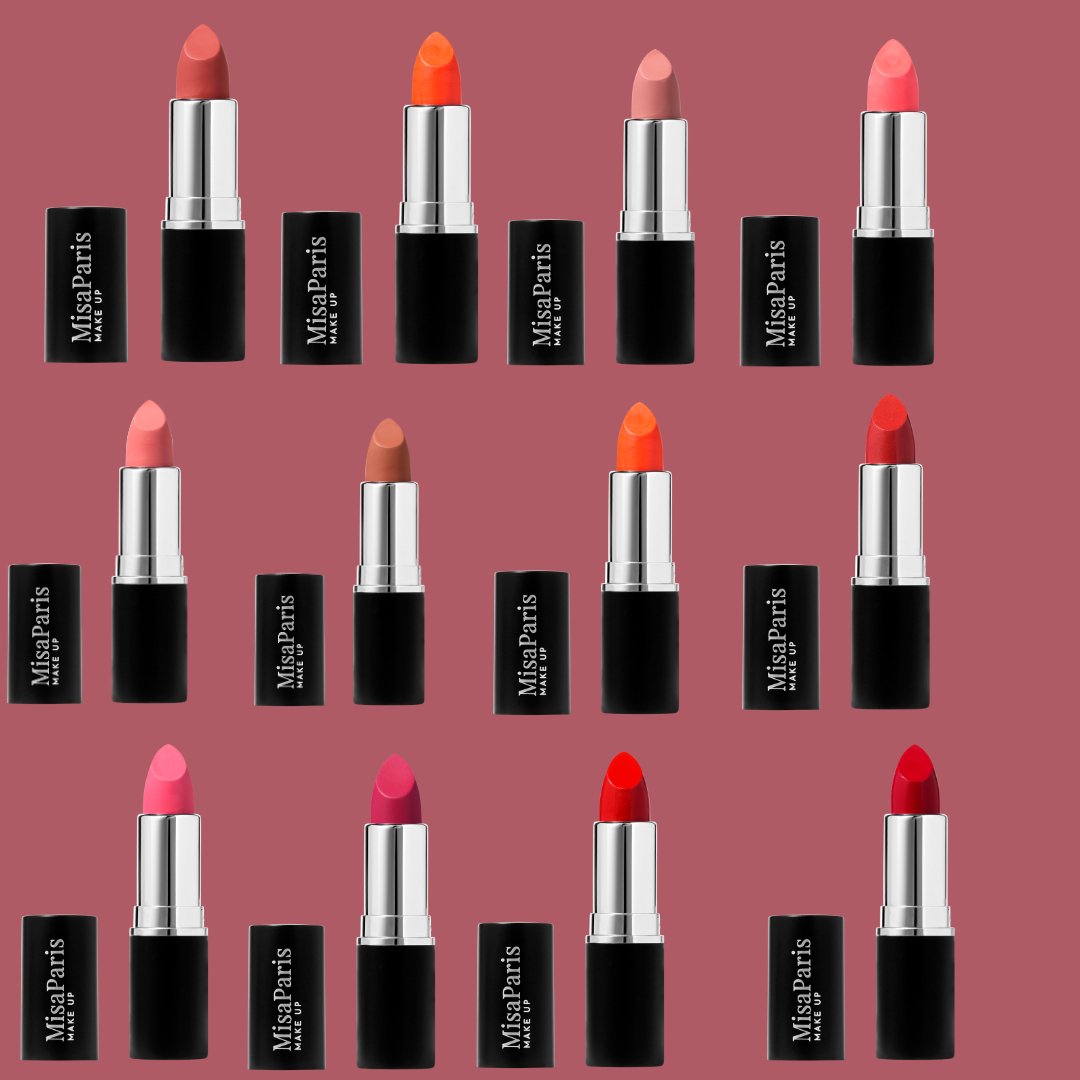 ROUGES À LÈVRES MATS VELOURS - MisaParis Makeup 