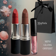  Duo de Rouge à Lèvres MisaParis Make-up, une alliance parfaite entre couleur éclatante et confort absolu