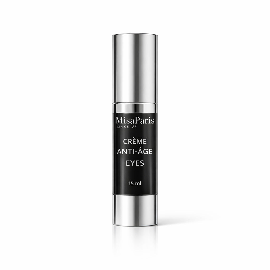 Soin Contour des Yeux Anti-Âge Haute Performance. Cette formule innovante 100% vegan cible spécifiquement les signes de l'âge autour des yeux pour un regard visiblement plus lisse, lumineux et reposé.
