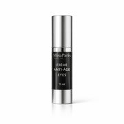 Soin Contour des Yeux Anti-Âge Haute Performance. Cette formule innovante 100% vegan cible spécifiquement les signes de l'âge autour des yeux pour un regard visiblement plus lisse, lumineux et reposé.
