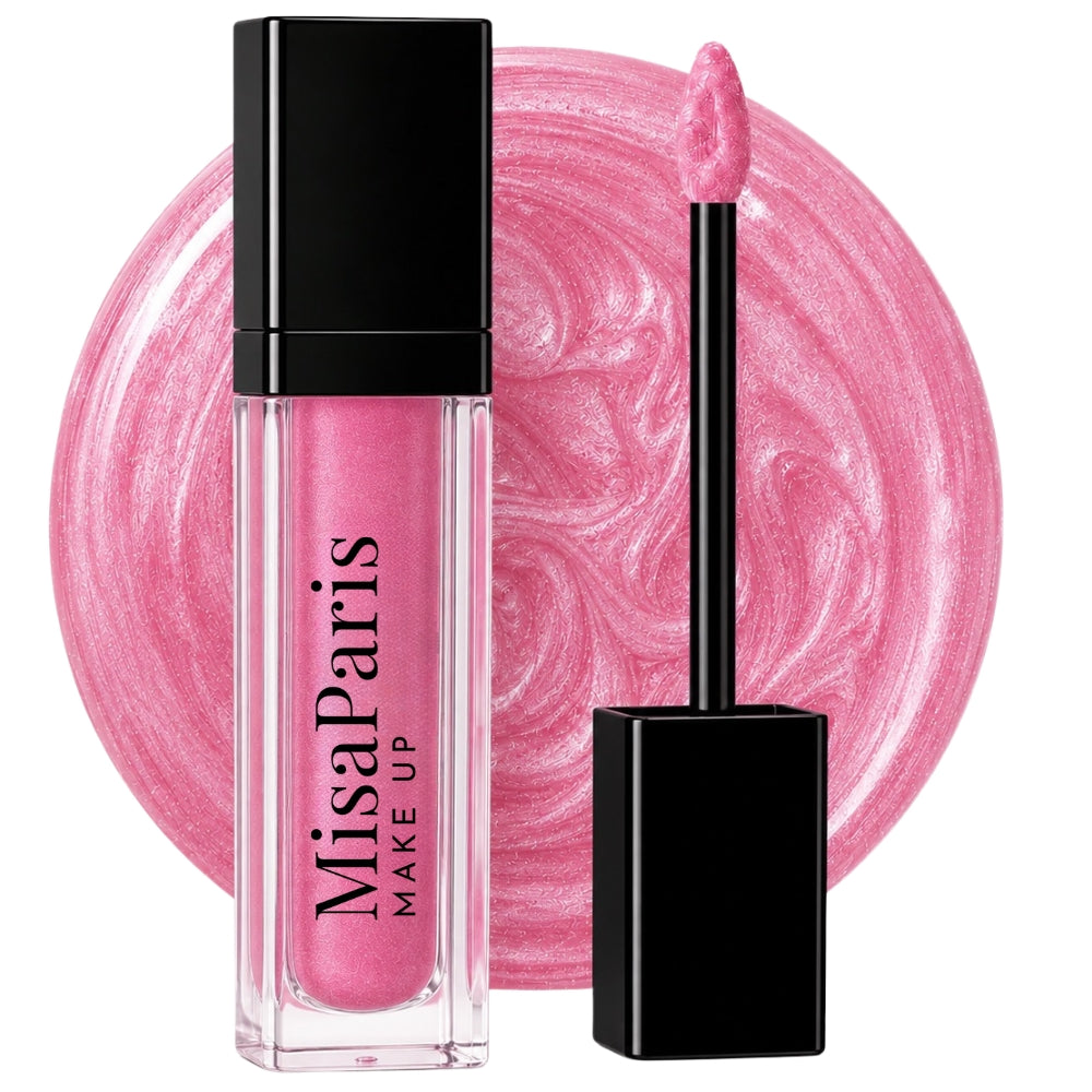 Perfect Gloss N°1 MisaParis – gloss hydratant rose lumineux, fini brillant et scintillant