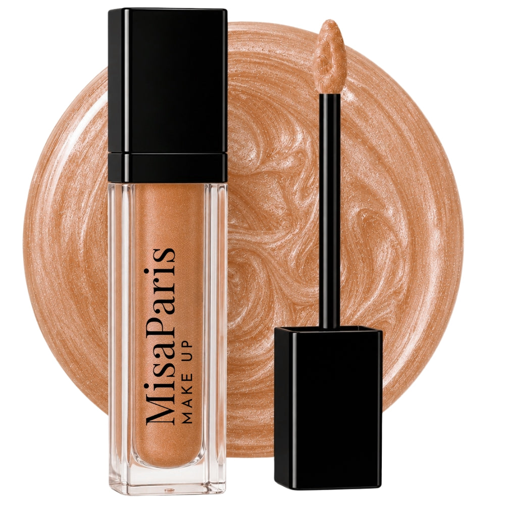 Perfect Gloss N°17 MisaParis – gloss hydratant caramel ambré doré, brillant et lumineux