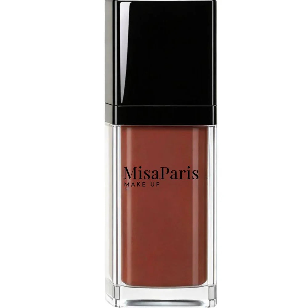 MisaParis longwear foundation bottle with black cap, high-quality Parisian makeup