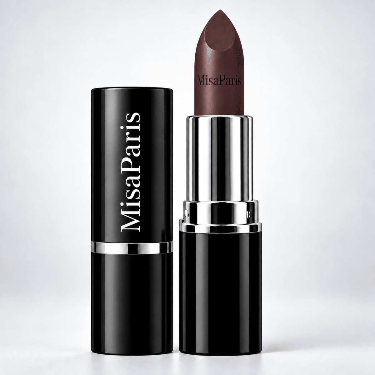 Rouge à lèvres satiné nᵒ 2 – Rouge prune nocturne – MisaParis