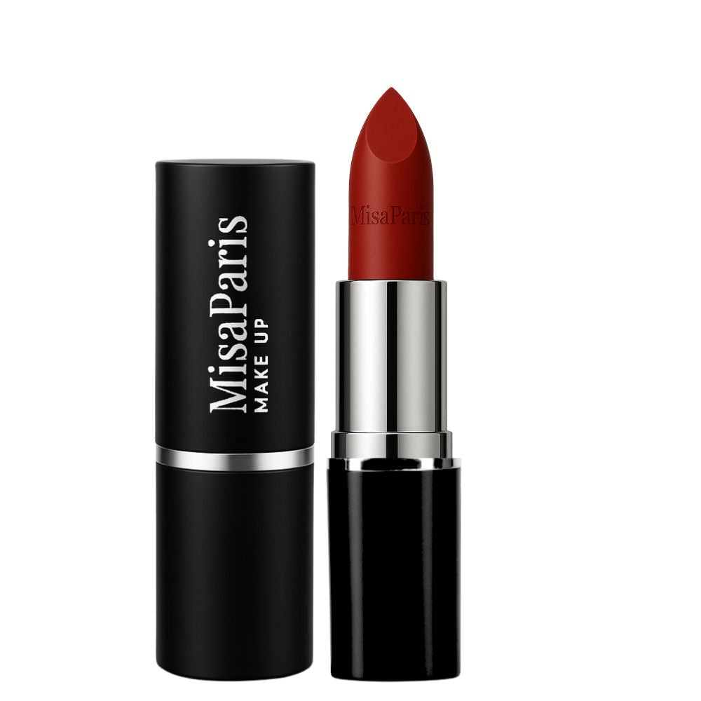 Rouge à Lèvres Satiné N°33 Rouge Rubis Couture MisaParis – teinte rubis satinée fabriquée en France